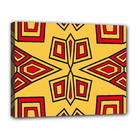 Abstract Pattern Geometric Backgrounds Canvas 14  X 11  (stretched) by Eskimos