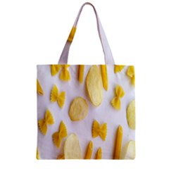 Pasta Zipper Grocery Tote Bag by nate14shop