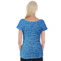 Jeans Blue  Cap Sleeve Top View2