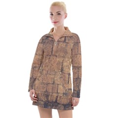  Wallpaper Architecture Women s Long Sleeve Casual Dress by artworkshop