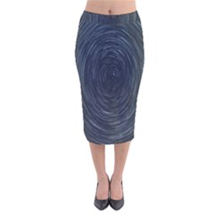  Stars Rotation  Velvet Midi Pencil Skirt by artworkshop