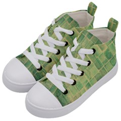 Bathroom Ceramic  Kids  Mid-top Canvas Sneakers by artworkshop