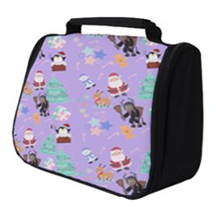 Purple Krampus Christmas Full Print Travel Pouch (small) by NerdySparkleGoth