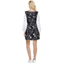 IM Fourth Dimension Black White 6 Tiered Long Sleeve Mini Dress View2