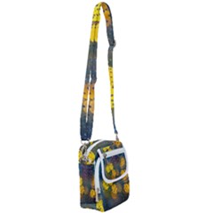  Raindrops Window Glass Shoulder Strap Belt Bag by artworkshop