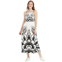 Im Fourth Dimension Black White 10 Boho Sleeveless Summer Dress by imanmulyana