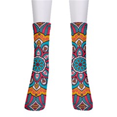 Mandala Spirit Crew Socks by zappwaits