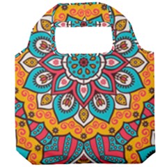 Mandala Spirit Foldable Grocery Recycle Bag by zappwaits