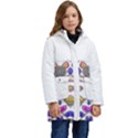 IM Fourth Dimension Colour 8 Kid s Hooded Longline Puffer Jacket View1