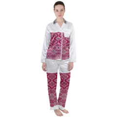 Im Fourth Dimension Colour 16 Satin Long Sleeve Pajamas Set by imanmulyana