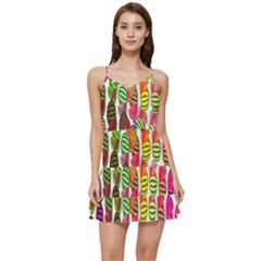 Watermelon Short Frill Dress by nateshop