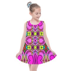 Abstract-karakkter Kids  Summer Dress by nateshop