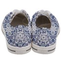 Blue-design Women s Low Top Canvas Sneakers View4