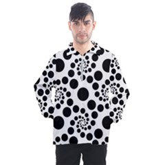 Dot Men s Half Zip Pullover by nateshop