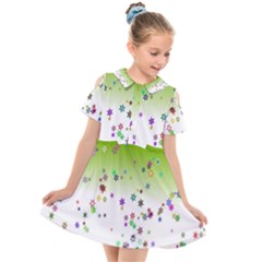 Effect Kids  Short Sleeve Shirt Dress by nateshop