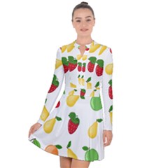 Fruits Long Sleeve Panel Dress by nateshop