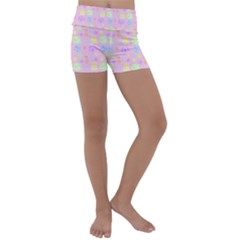 Dungeons And Cuties Kids  Lightweight Velour Yoga Shorts by thePastelAbomination