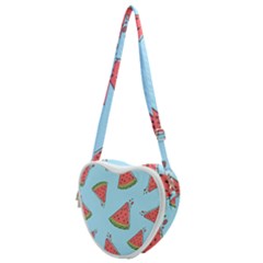 Watermelon-blue Heart Shoulder Bag by nateshop