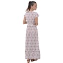 Pattern christmas pattern red stars Flutter Sleeve Maxi Dress View2