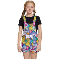 Cats Cartoon Cats Colorfulcats Kids  Short Overalls by Sapixe