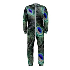 Plumage Peacock Feather Colorful Onepiece Jumpsuit (kids) by Sapixe