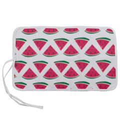 Illustration Watermelon Fruit Food Melon Pen Storage Case (m) by Sapixe