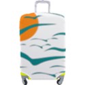 Sunset Glow Sun Bird Luggage Cover (Large) View1