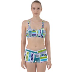 Peacock Pattern Perfect Fit Gym Set by Sapixe