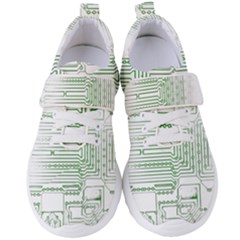 Circuit Board Women s Velcro Strap Shoes by Sapixe