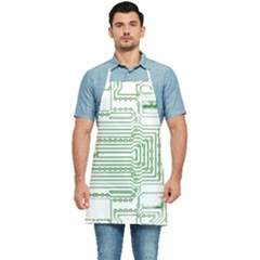 Circuit Board Kitchen Apron by Sapixe