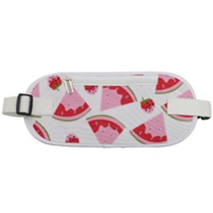 Pink Watermeloon Rounded Waist Pouch by Sapixe