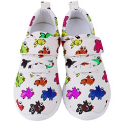 Fish Fishes Marine Life Swimming Water Women s Velcro Strap Shoes by Sapixe