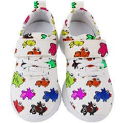 Fish Fishes Marine Life Swimming Water Kids  Velcro Strap Shoes by Sapixe