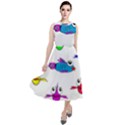 Fish Swim Cartoon Funnycute Round Neck Boho Dress View1