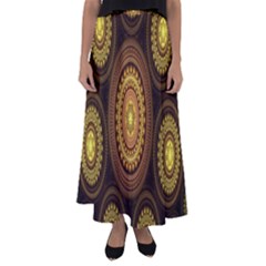 Fractal Flared Maxi Skirt by nateshop