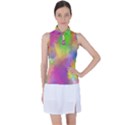 Abstract-calarfull Women s Sleeveless Polo Tee View1