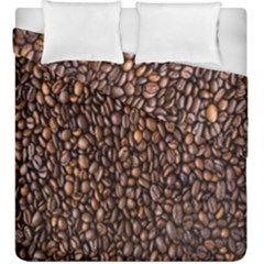 Coffee Beans Food Texture Duvet Cover Double Side (king Size) by artworkshop