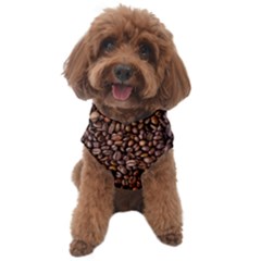 Coffee Beans Food Texture Dog Sweater by artworkshop