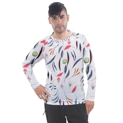 Watercolor-fruit Men s Pique Long Sleeve Tee by nateshop