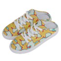 Retro art urban grunge pattern Half Slippers View2