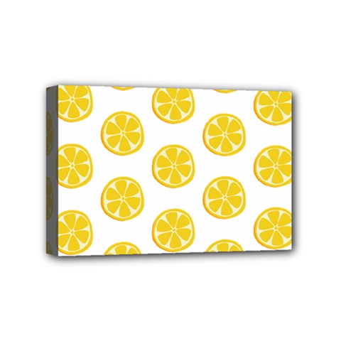 Fruit Food Juicy Organic Yellow Mini Canvas 6  X 4  (stretched) by Wegoenart