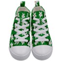 Flowers Art Pattern Floral Kids  Mid-Top Canvas Sneakers View1