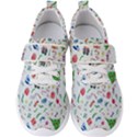 New Year Christmas Winter Watercolor Men s Velcro Strap Shoes View1