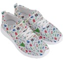 New Year Christmas Winter Watercolor Men s Velcro Strap Shoes View3