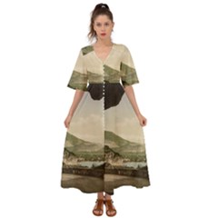 Ponale Road, Garda, Italy  Kimono Sleeve Boho Dress by ConteMonfrey