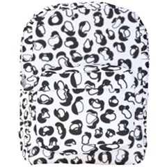 Black And White Leopard Print Jaguar Dots Full Print Backpack by ConteMonfrey