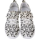 Black And White Leopard Print Jaguar Dots Men s Velcro Strap Shoes View1