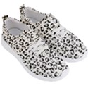 Black And White Leopard Print Jaguar Dots Men s Velcro Strap Shoes View3