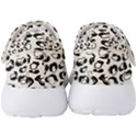 Black And White Leopard Print Jaguar Dots Men s Velcro Strap Shoes View4