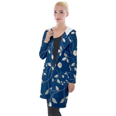 Illustration Pattern Abstract Wallpaper Design Hooded Pocket Cardigan by Wegoenart